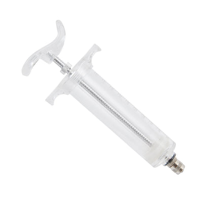 Veterinary Use Syringe Plastic Steel Adjustable Manual Feeding Injector for Livestock Farm50ml 16.5cm / 6.5in - view 5
