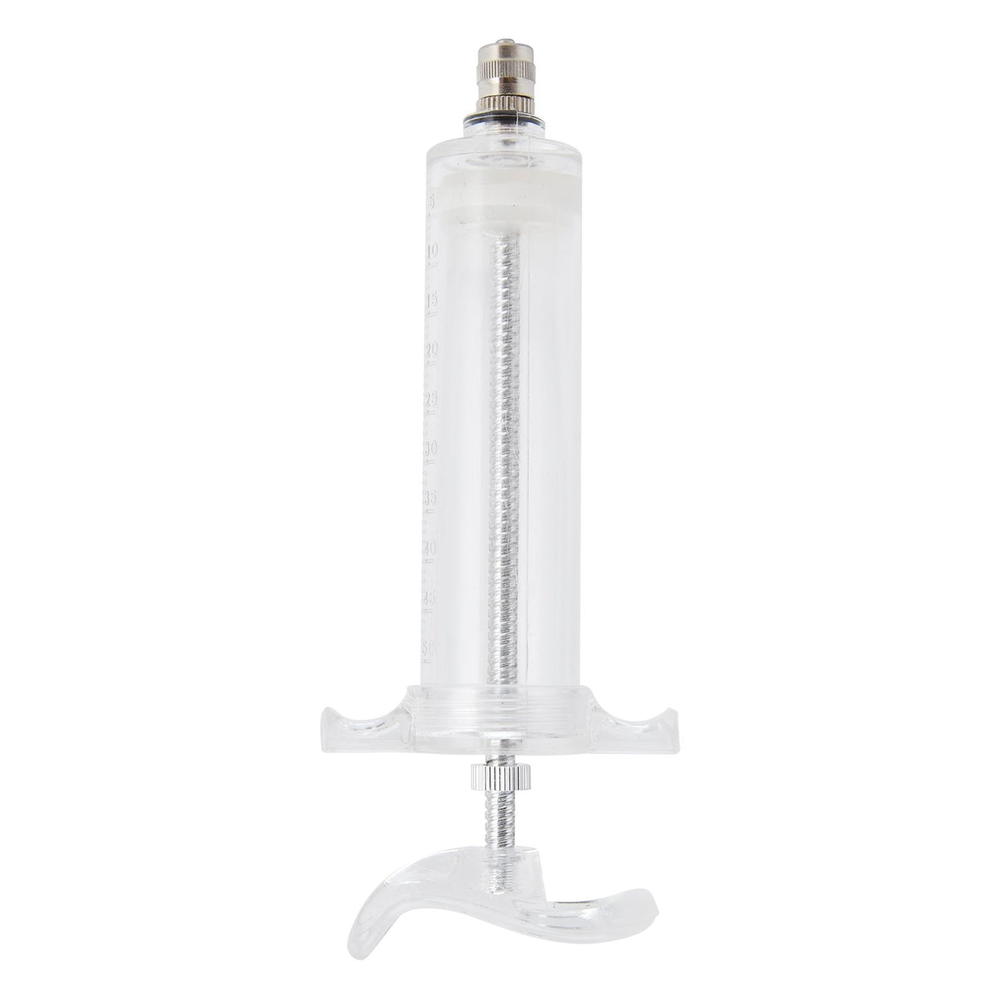 Veterinary Use Syringe Plastic Steel Adjustable Manual Feeding Injector for Livestock Farm50ml 16.5cm / 6.5in - view 9