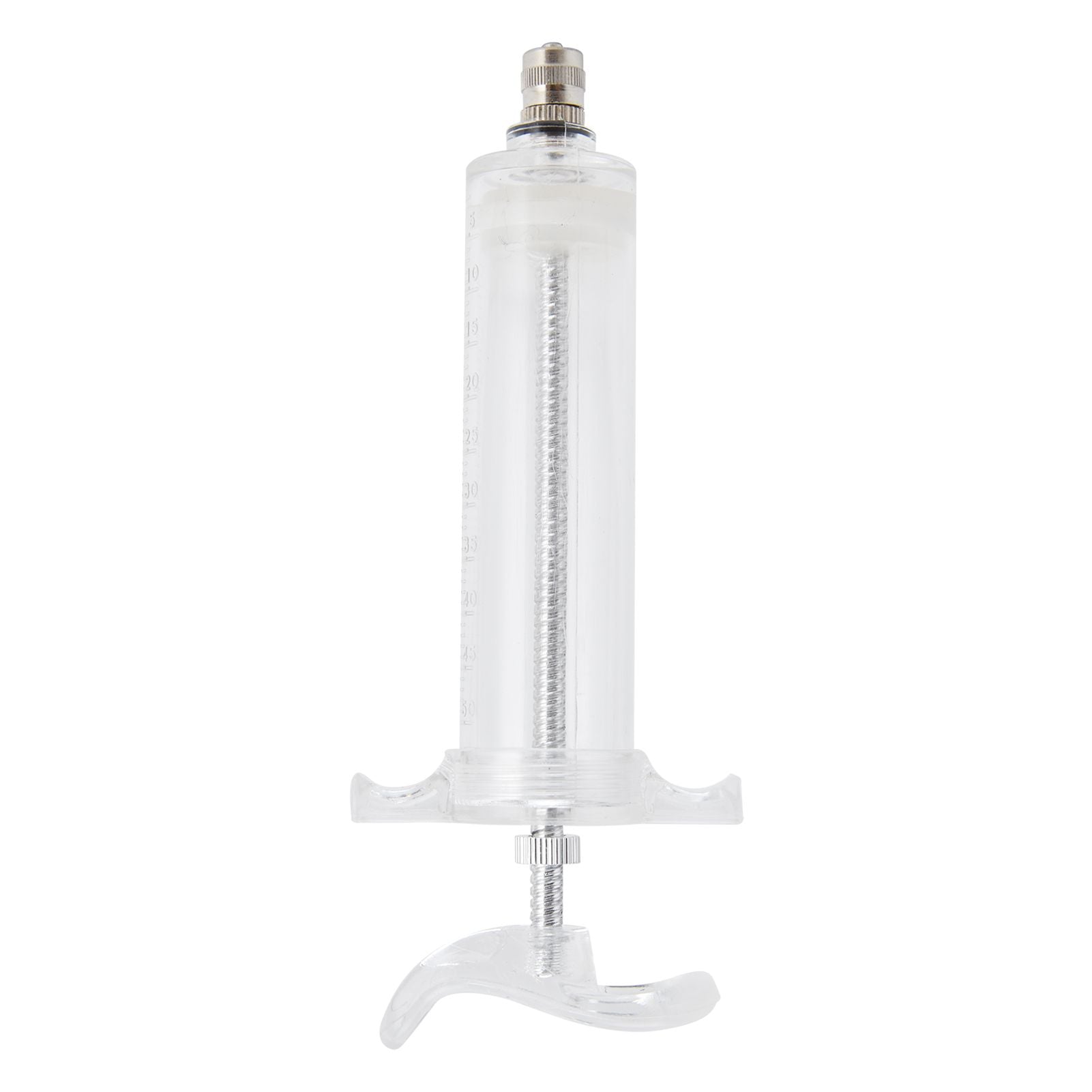 Veterinary Use Syringe Plastic Steel Adjustable Manual Feeding Injector for Livestock Farm50ml 16.5cm / 6.5in - view 9