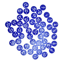 50PCS Numbered Label Numbered Tag for Farm Livestock Beekeeping Husbandry Breeding Supplies1-50 Blue - view 2