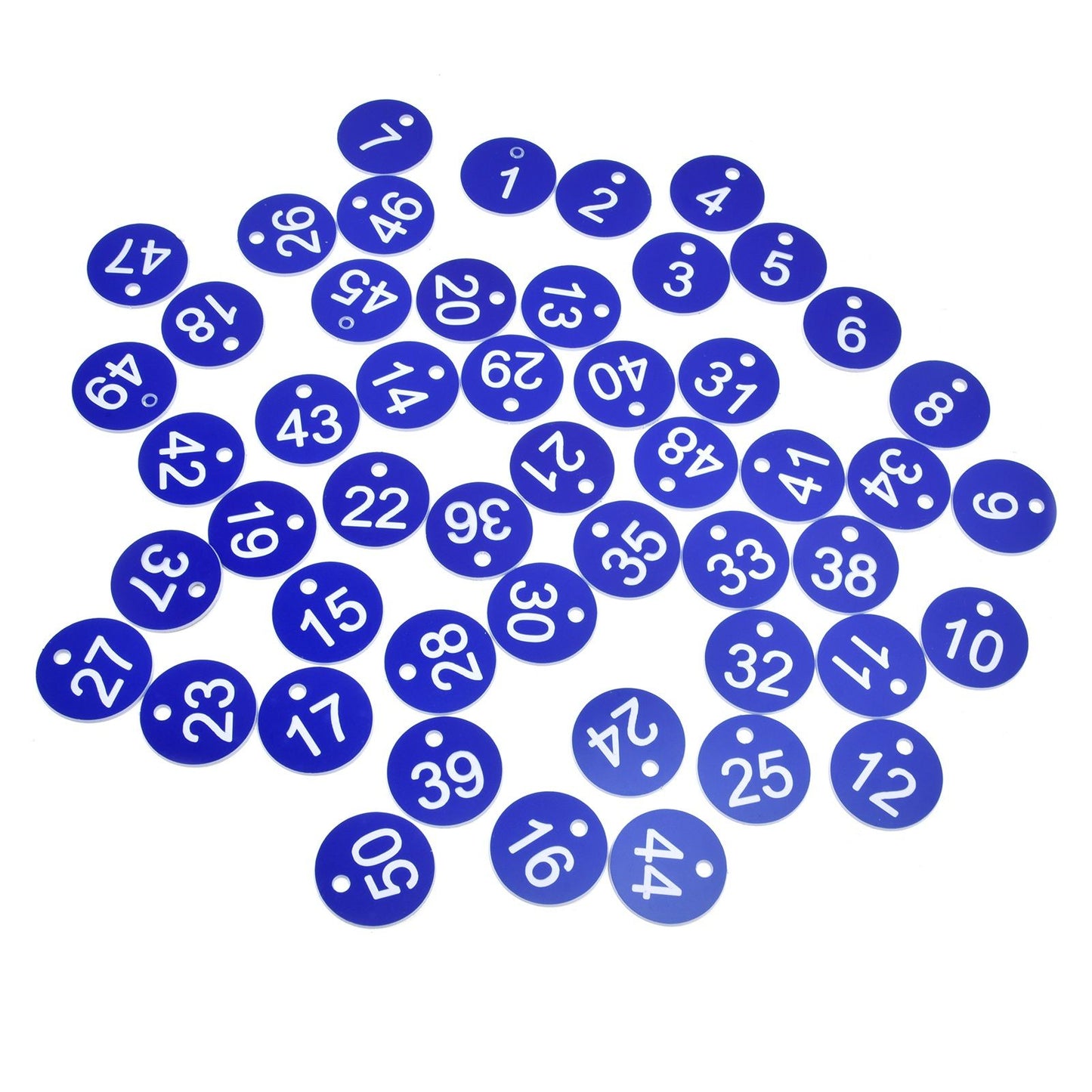 50PCS Numbered Label Numbered Tag for Farm Livestock Beekeeping Husbandry Breeding Supplies1-50 Blue - view 7