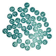 50PCS Numbered Label Numbered Tag for Farm Livestock Beekeeping Husbandry Breeding Supplies1-50 Green - view 2