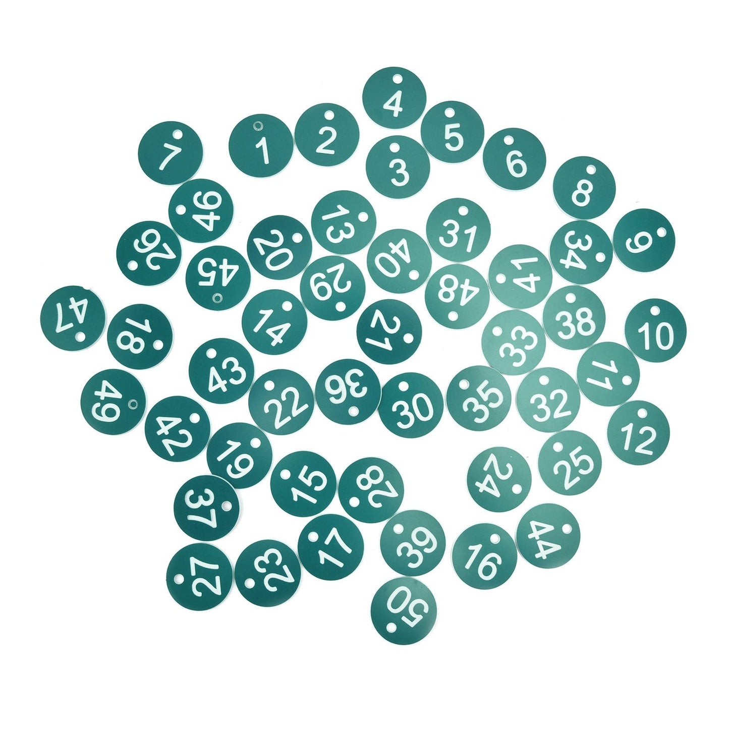 50PCS Numbered Label Numbered Tag for Farm Livestock Beekeeping Husbandry Breeding Supplies1-50 Green - view 5