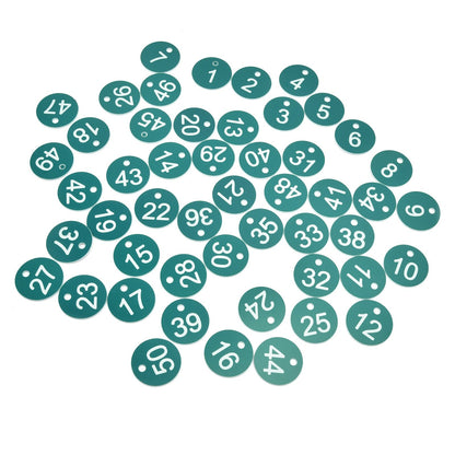 50PCS Numbered Label Numbered Tag for Farm Livestock Beekeeping Husbandry Breeding Supplies1-50 Green - view 6