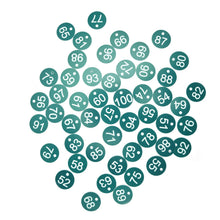 50PCS Numbered Label Numbered Tag for Farm Livestock Beekeeping Husbandry Breeding Supplies51-100 Green - view 2