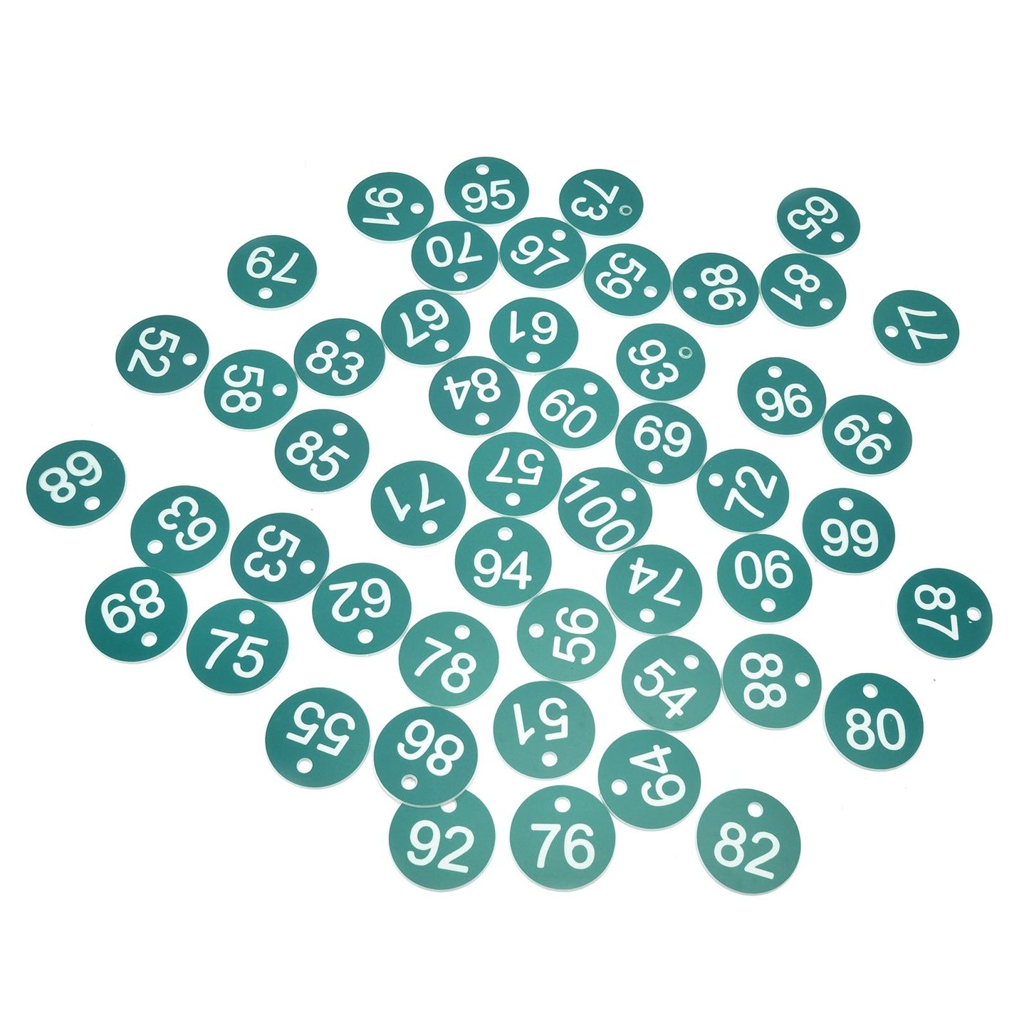 50PCS Numbered Label Numbered Tag for Farm Livestock Beekeeping Husbandry Breeding Supplies51-100 Green - view 7