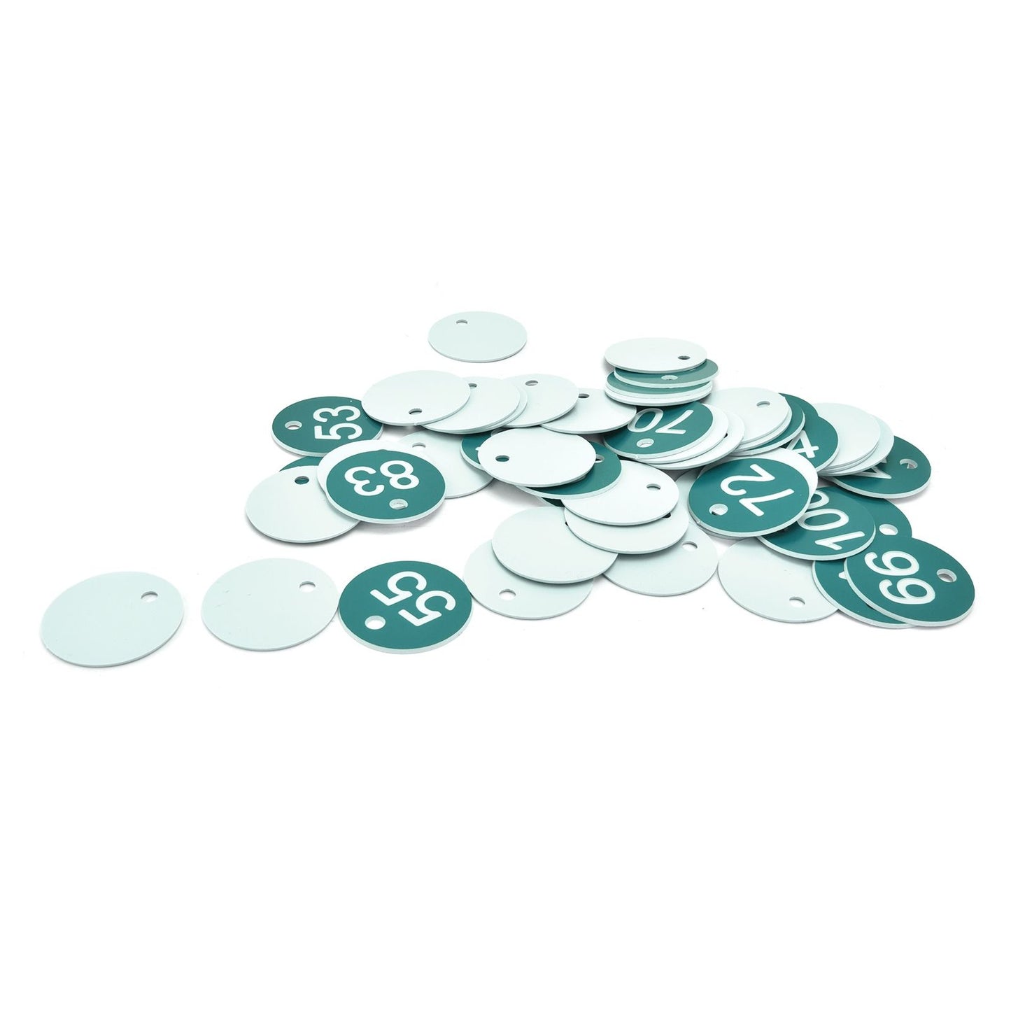 50PCS Numbered Label Numbered Tag for Farm Livestock Beekeeping Husbandry Breeding Supplies51-100 Green - view 8