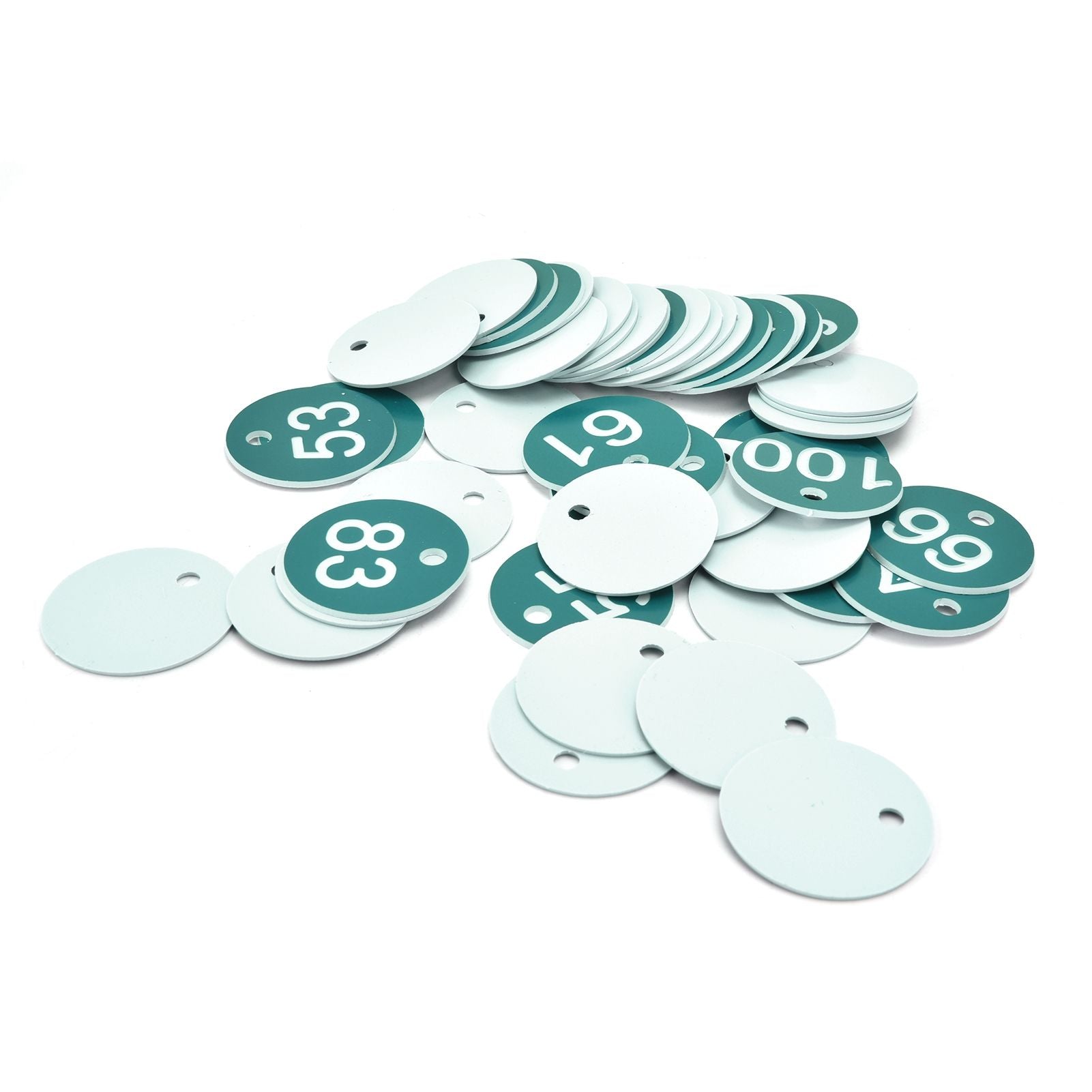 50PCS Numbered Label Numbered Tag for Farm Livestock Beekeeping Husbandry Breeding Supplies51-100 Green - view 9