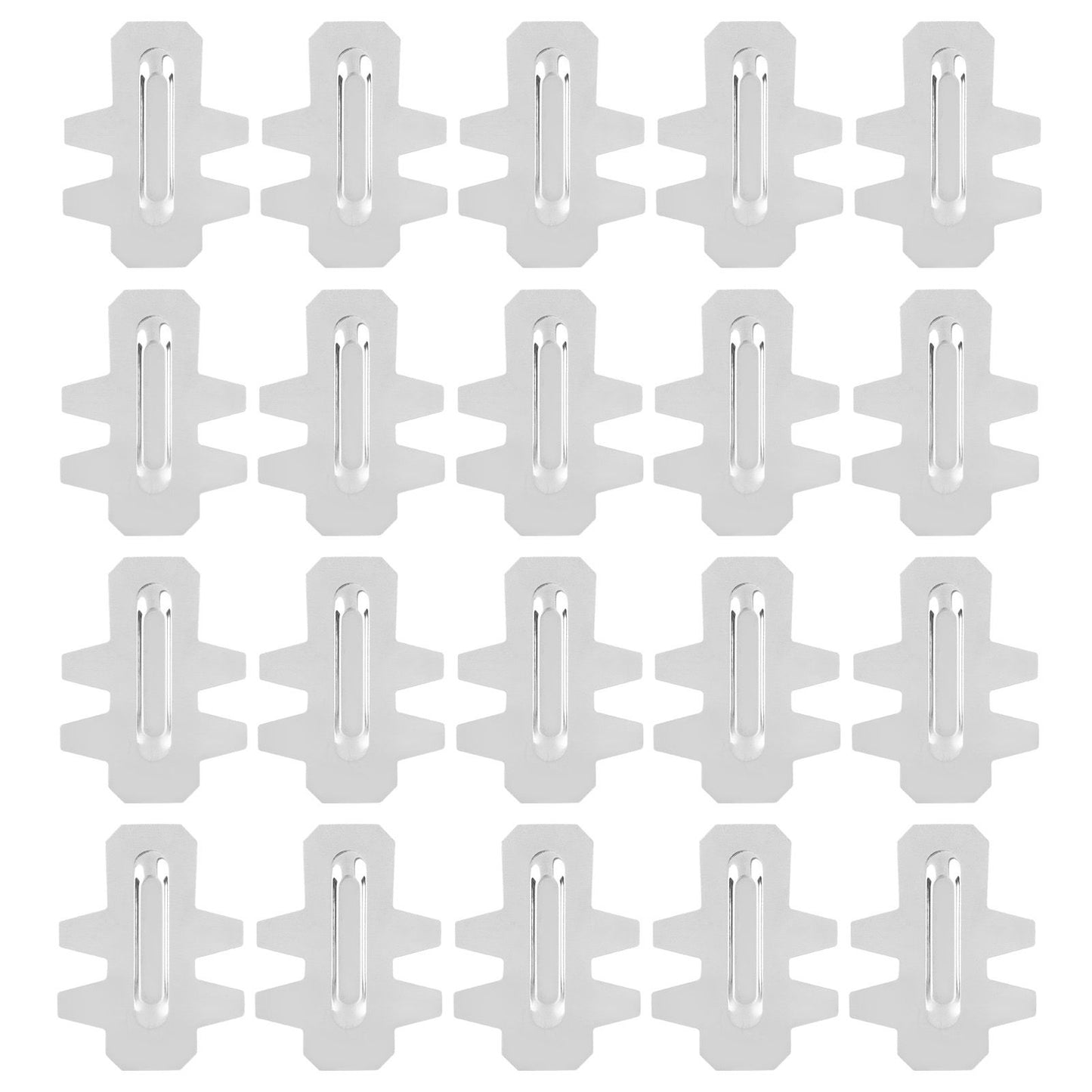 20Pcs Stainless Steel Rabbit Cage Door Hook Card Accessory Cage Hardware Breeding Equipment