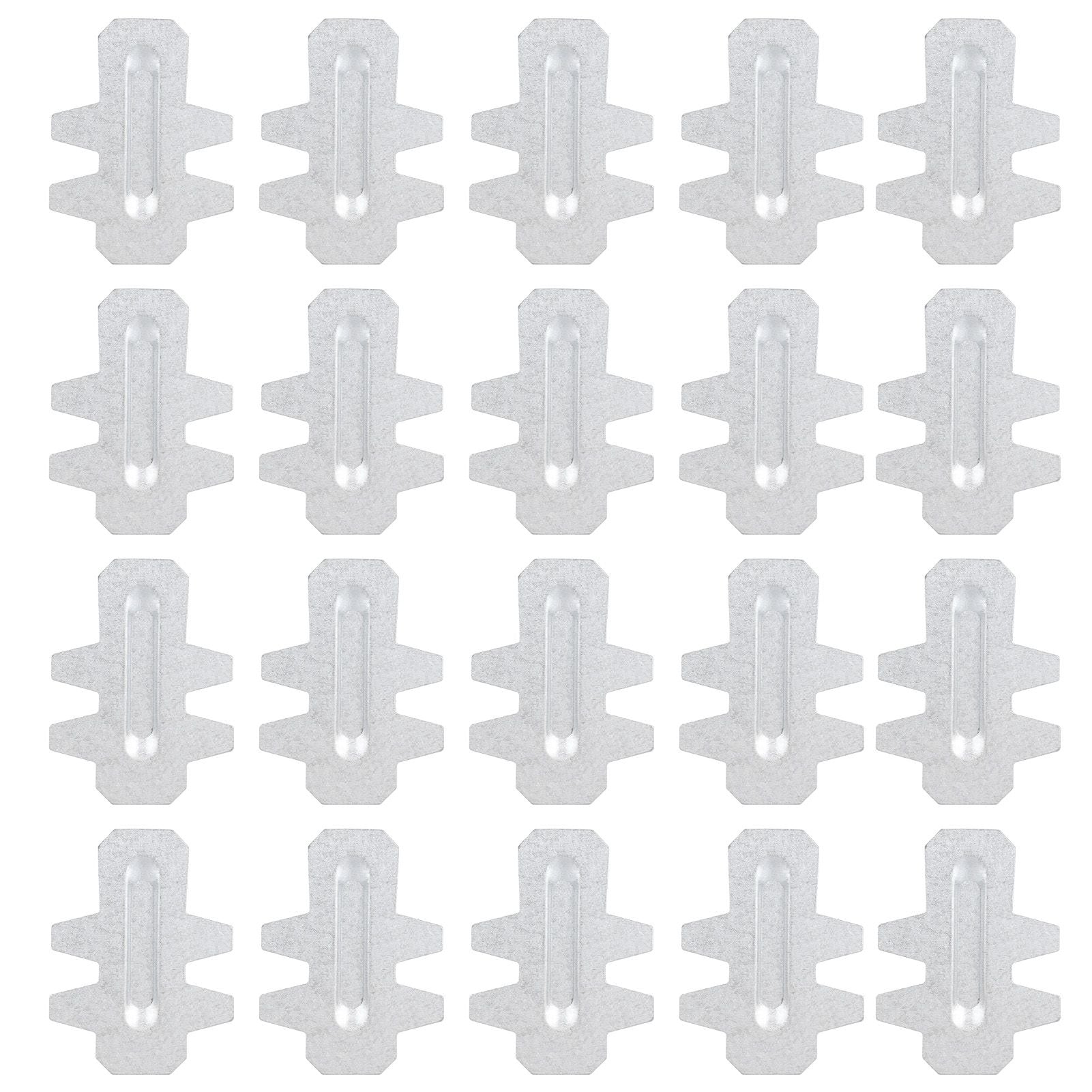 20PCS Rabbits Cage Cards Galvanized Sheet Iron Rabbits Cage Door Feeder Card Farming Equipment