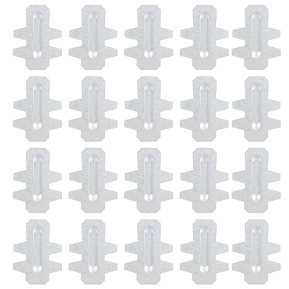 20PCS Rabbits Cage Cards Galvanized Sheet Iron Rabbits Cage Door Feeder Card Farming Equipment