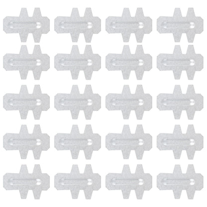 20PCS Rabbits Cage Cards Galvanized Sheet Iron Rabbits Cage Door Feeder Card Farming Equipment - view 8
