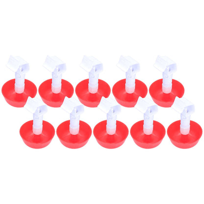10Pcs Chick Water Drinker Bowl Plastic Poultry Farm Drinking Cups Watering System Supplies - view 4