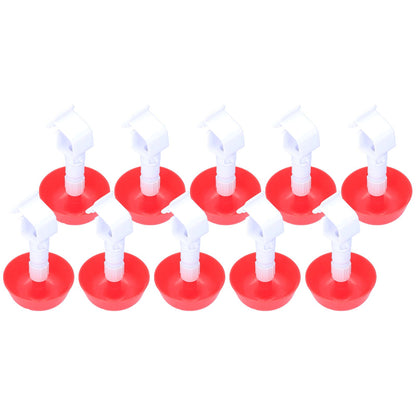 10Pcs Chick Water Drinker Bowl Plastic Poultry Farm Drinking Cups Watering System Supplies - view 7