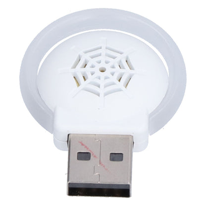 Ultrasonic Pest Repeller USB 3 Levels Intelligent Frequency Conversion Environmental Protection Mouse Repeller White