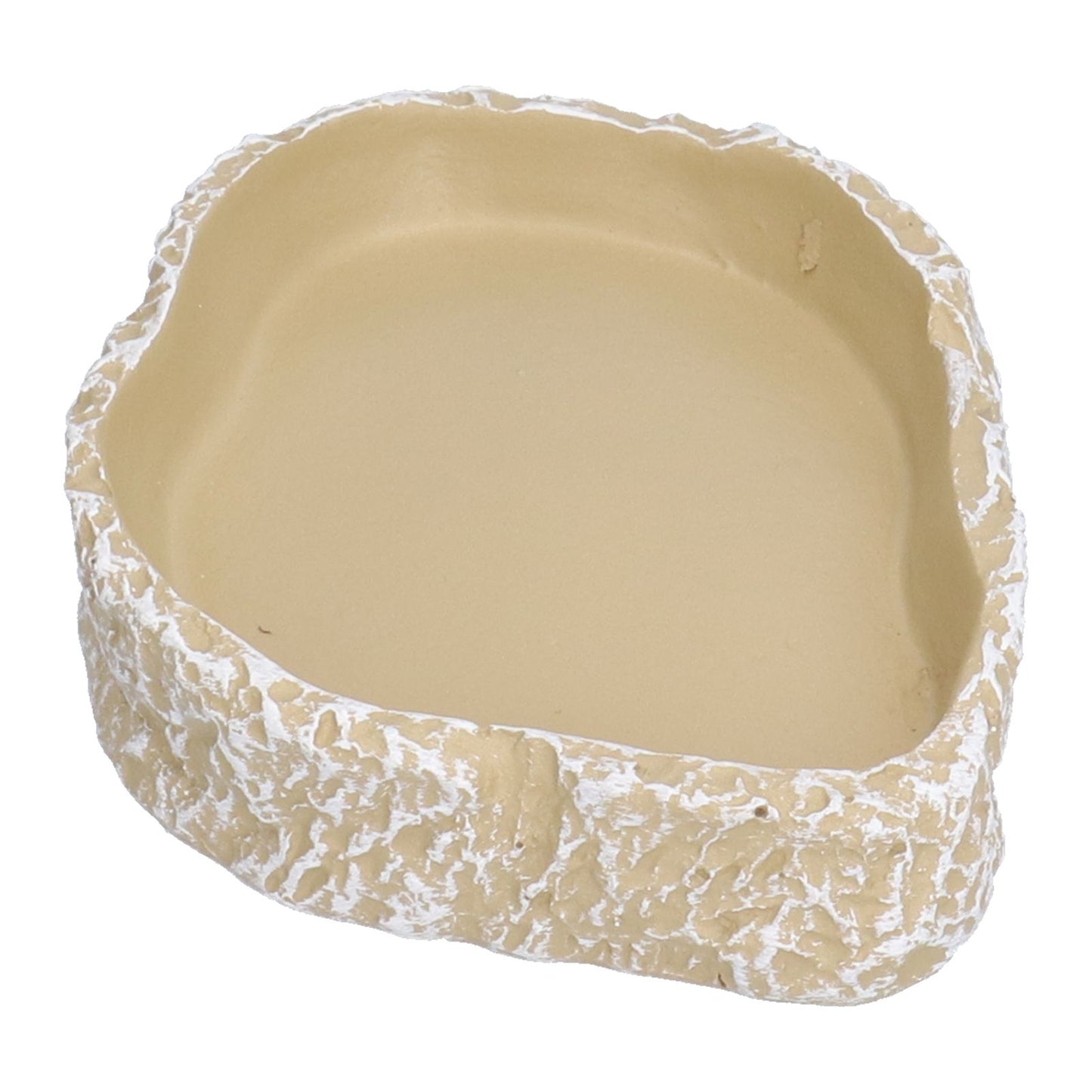 Reptile Food Water Bowl Resin Pets Feeding Plate Dish for Aquarium Tortoises Turtles Lizards Yellow - view 3