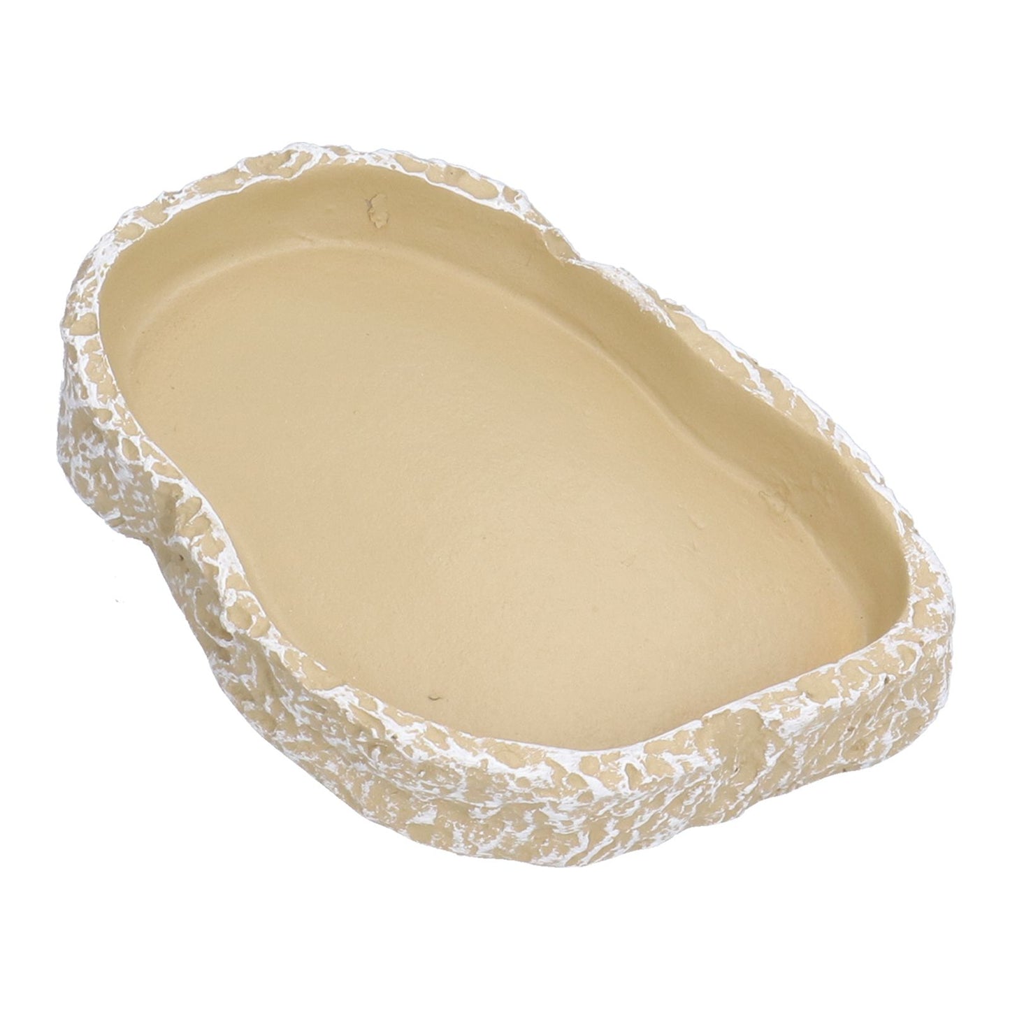Reptile Food Water Bowl Resin Pets Feeding Plate Dish for Aquarium Tortoises Turtles Lizards Yellow - view 7