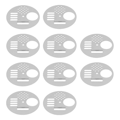 10Pcs Round Beehive Door Stainless Steel 6.8cm Rotatable Efficient High Performance Beehive Supplies - view 3