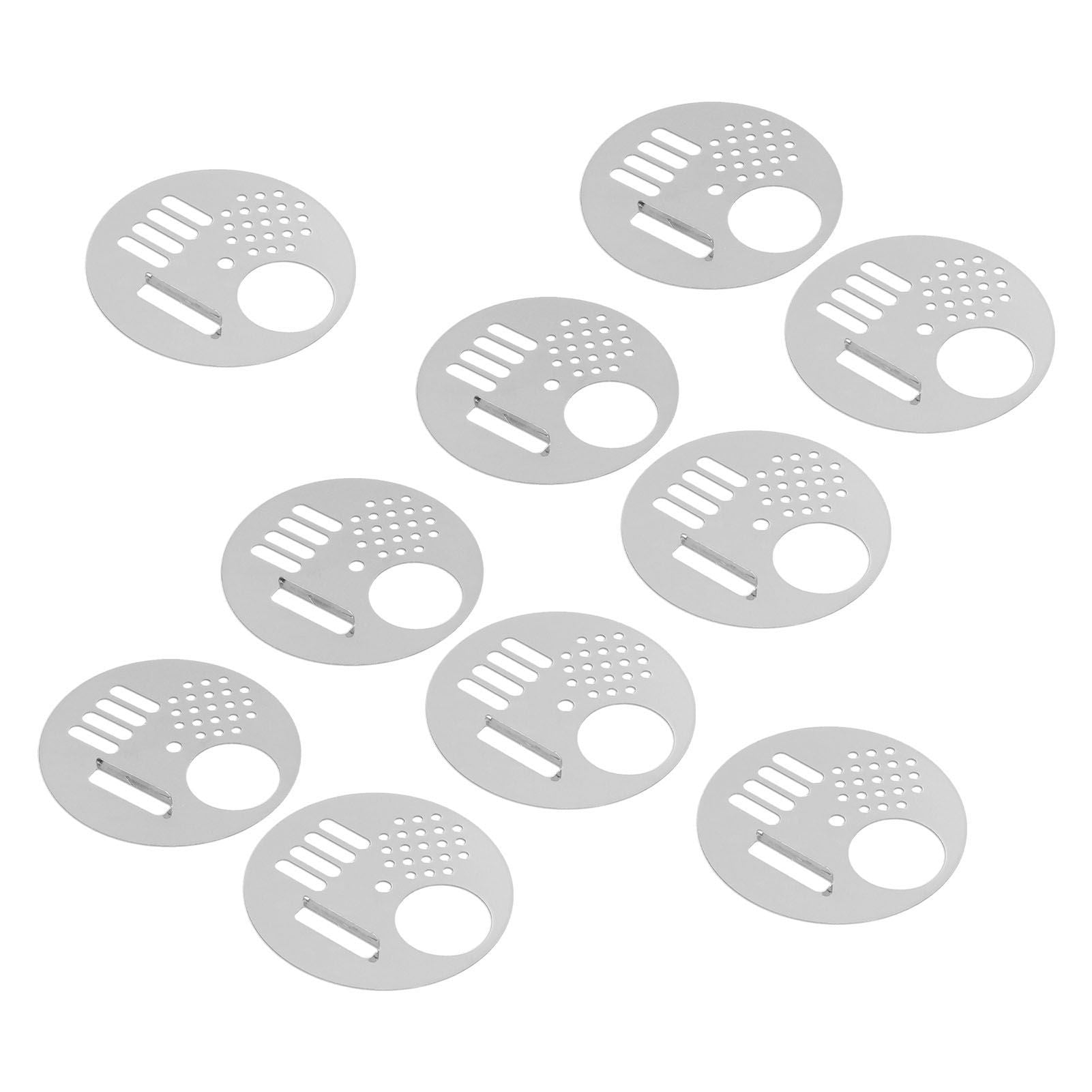 10Pcs Round Beehive Door Stainless Steel 6.8cm Rotatable Efficient High Performance Beehive Supplies - view 8