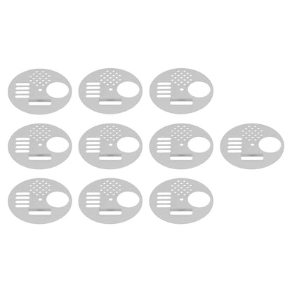 10Pcs Round Beehive Door Stainless Steel 6.8cm Rotatable Efficient High Performance Beehive Supplies - view 9