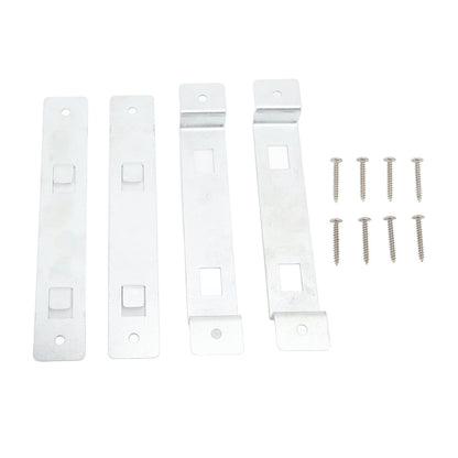 2 Set Bird House Hanger Bracket Galvanized Steel Bird House Mounting Bracket for Feeders Nest Boxes