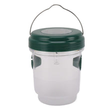 Wasp Catcher LED Solar Powered Waterproof Hornet Traps for Wasp Fruit Fly Garden Terrace Farmland Green