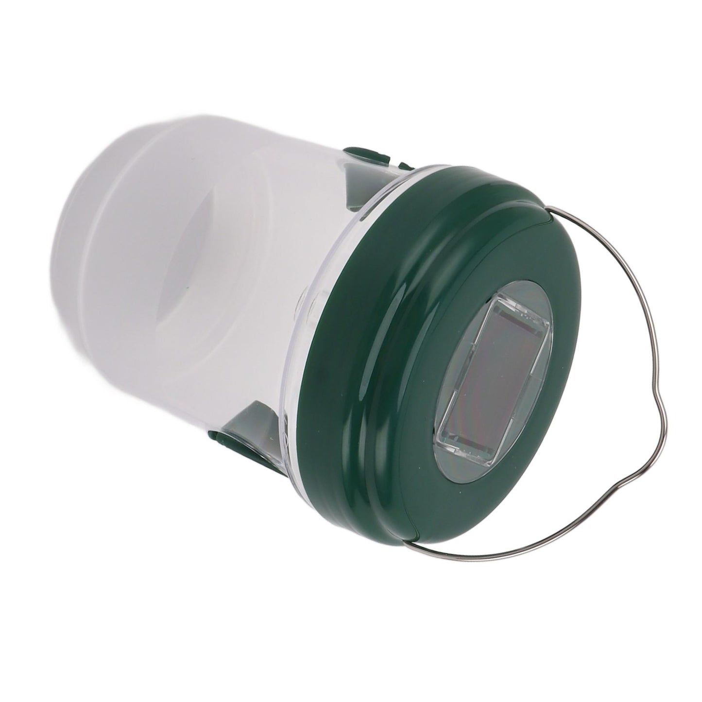 Wasp Catcher LED Solar Powered Waterproof Hornet Traps for Wasp Fruit Fly Garden Terrace Farmland Green - view 3