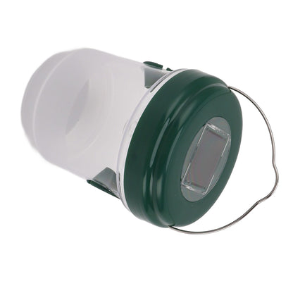 Wasp Catcher LED Solar Powered Waterproof Hornet Traps for Wasp Fruit Fly Garden Terrace Farmland Green - view 3