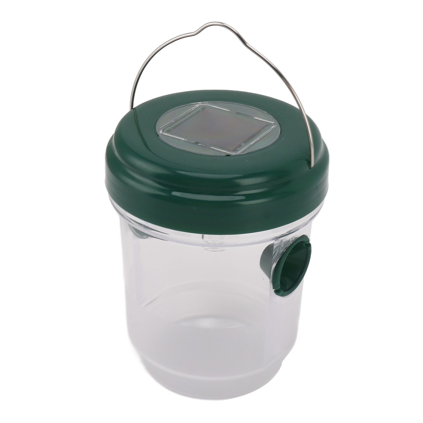 Wasp Catcher LED Solar Powered Waterproof Hornet Traps for Wasp Fruit Fly Garden Terrace Farmland Green - view 4