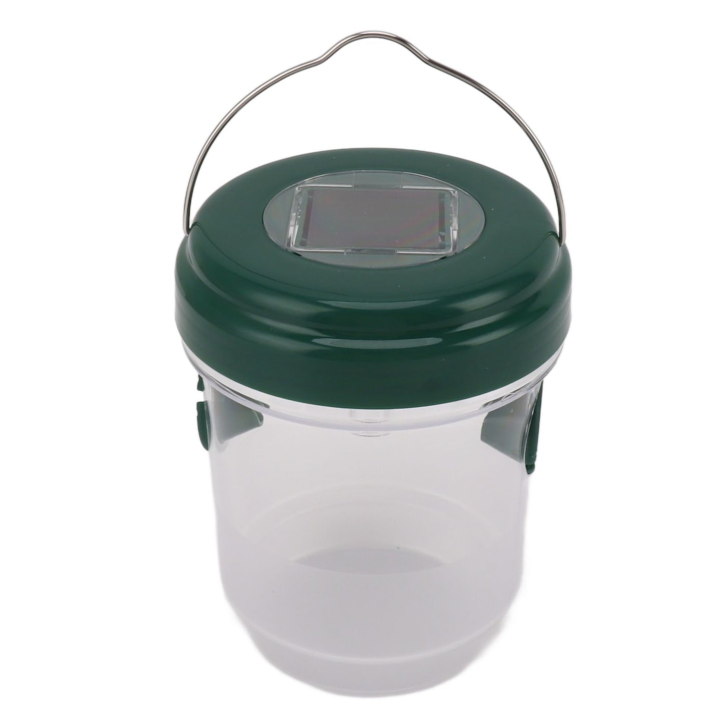 Wasp Catcher LED Solar Powered Waterproof Hornet Traps for Wasp Fruit Fly Garden Terrace Farmland Green - view 5