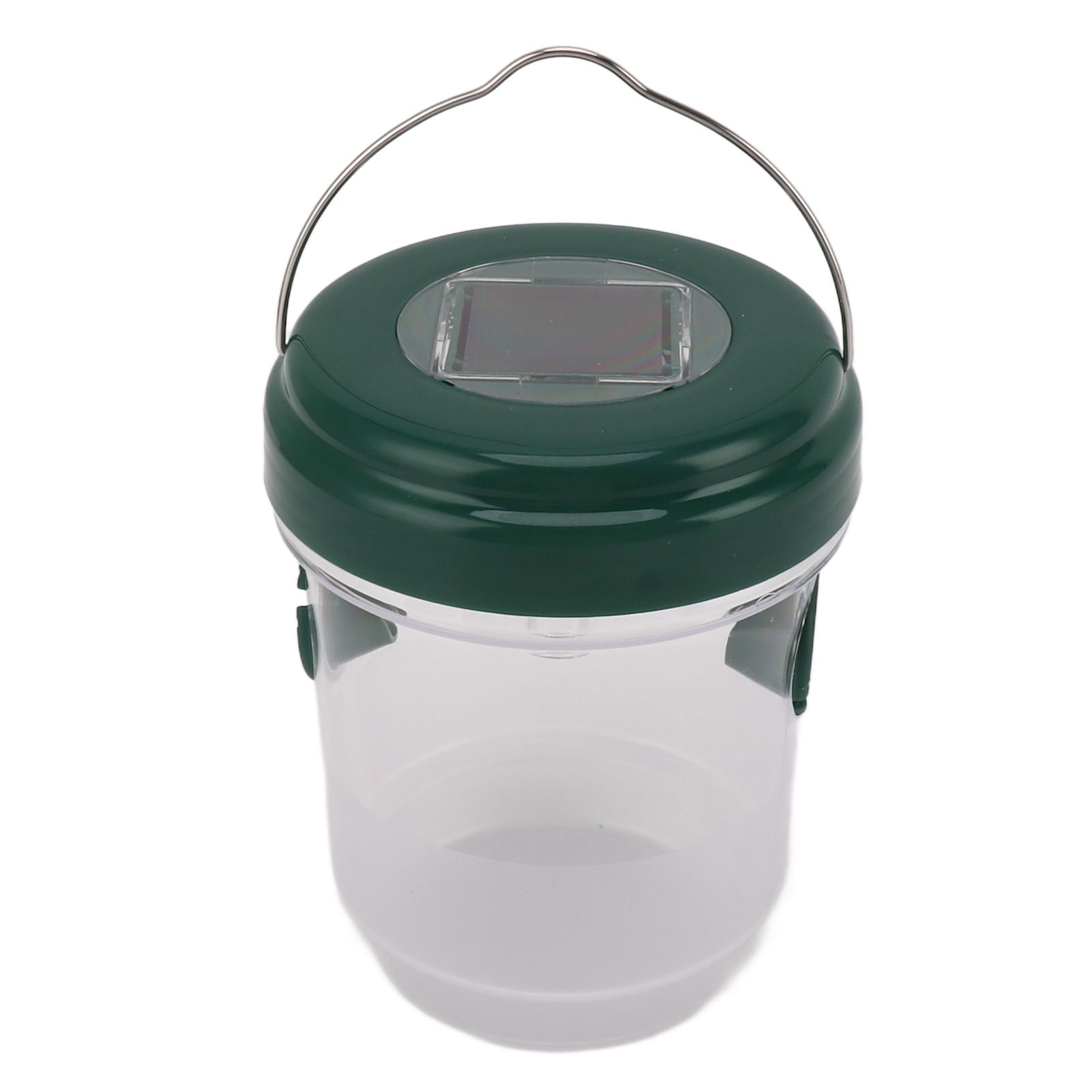 Wasp Catcher LED Solar Powered Waterproof Hornet Traps for Wasp Fruit Fly Garden Terrace Farmland Green - view 5