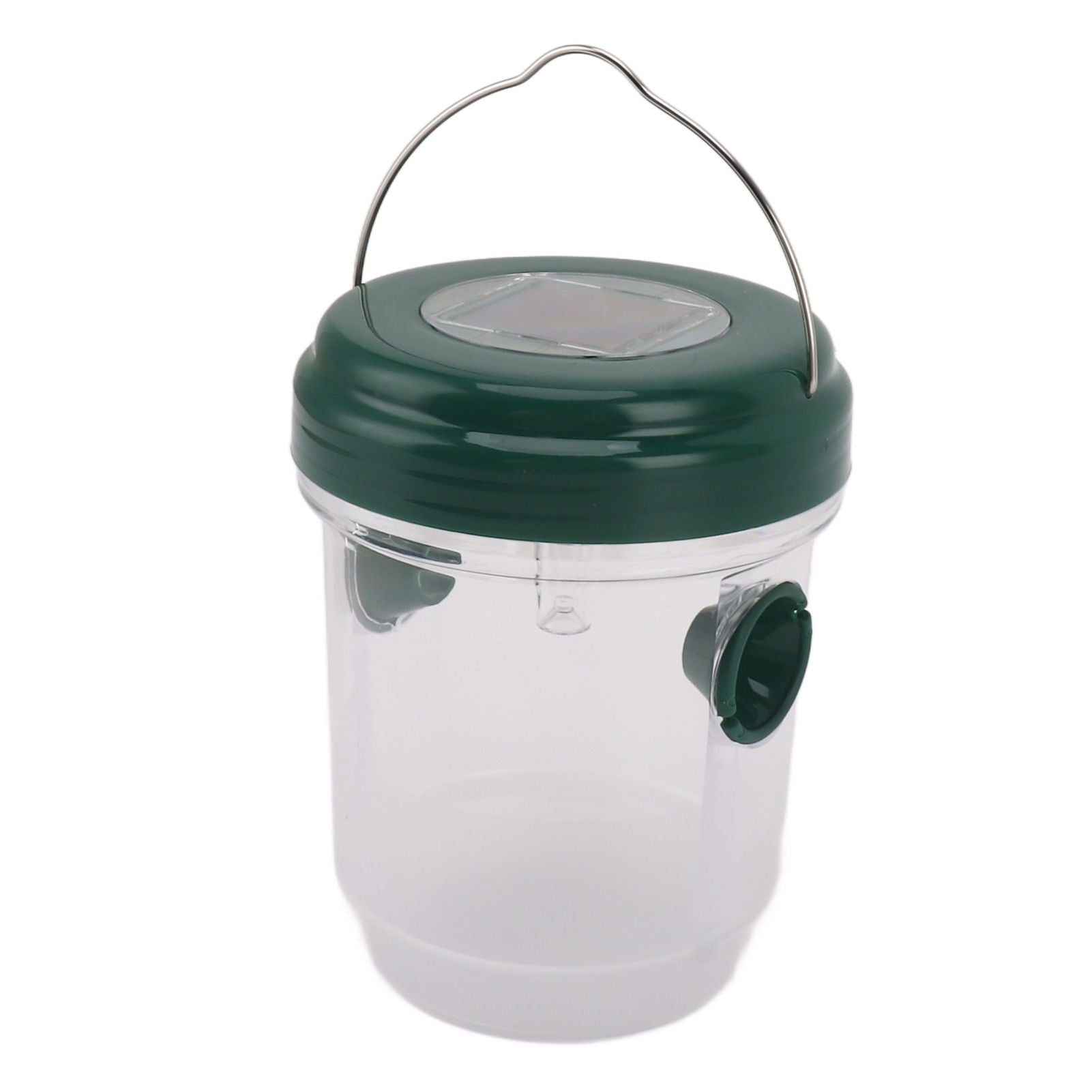 Wasp Catcher LED Solar Powered Waterproof Hornet Traps for Wasp Fruit Fly Garden Terrace Farmland Green - view 7