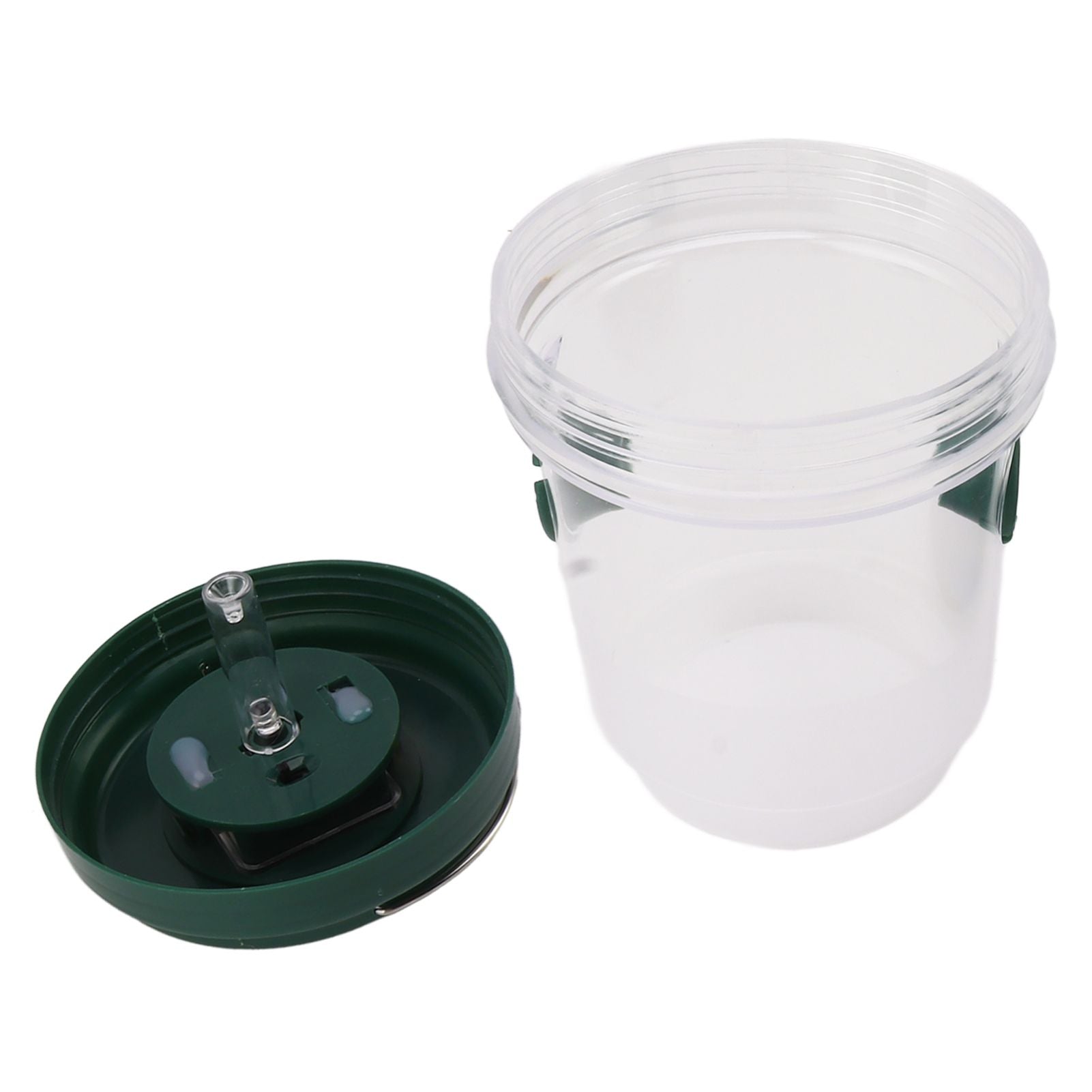 Wasp Catcher LED Solar Powered Waterproof Hornet Traps for Wasp Fruit Fly Garden Terrace Farmland Green - view 9