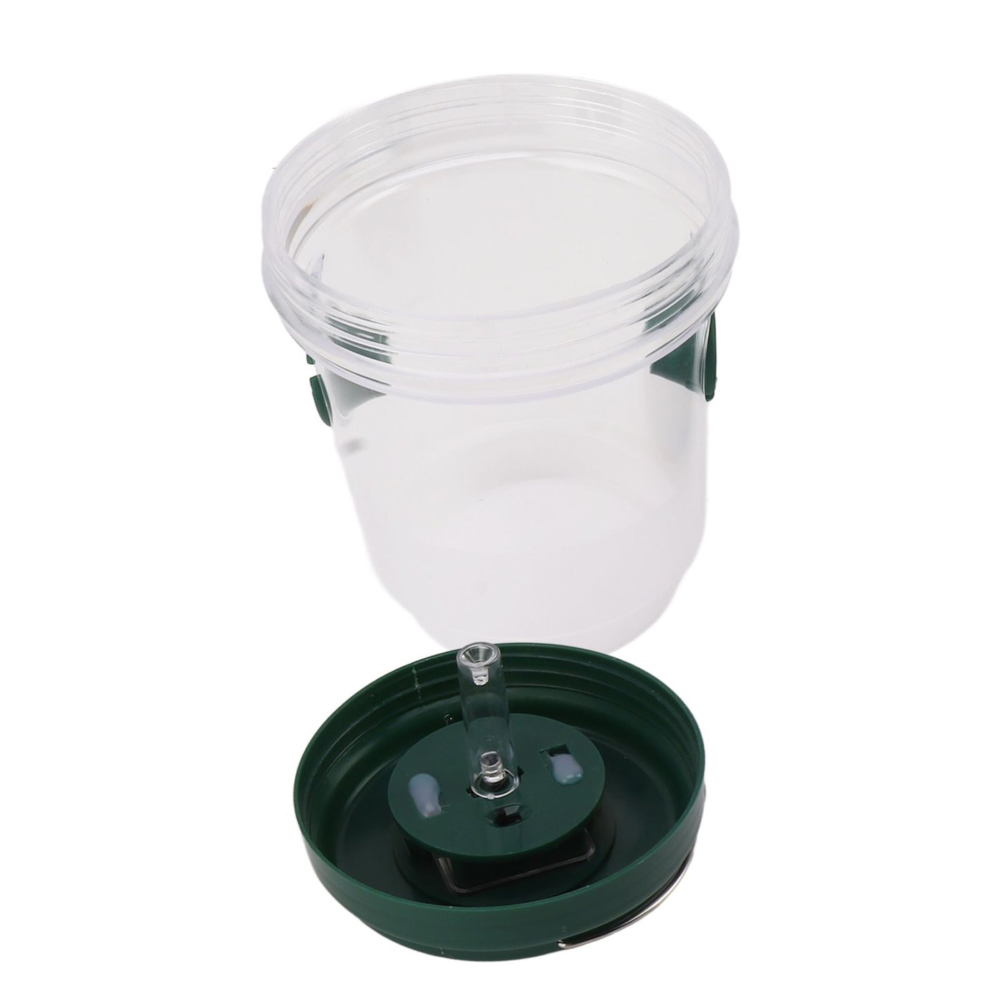 Wasp Catcher LED Solar Powered Waterproof Hornet Traps for Wasp Fruit Fly Garden Terrace Farmland Green - view 10