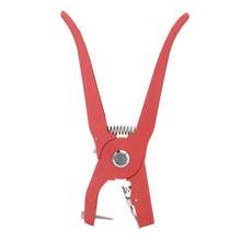 Livestock Ear Tag Pliers Red Ergonomic Anti Slip Handle Effort Saving Ear Tag Applicator for Pigs Goats Cattle Sheep - view 2