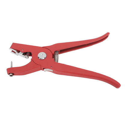Livestock Ear Tag Pliers Red Ergonomic Anti Slip Handle Effort Saving Ear Tag Applicator for Pigs Goats Cattle Sheep - view 5