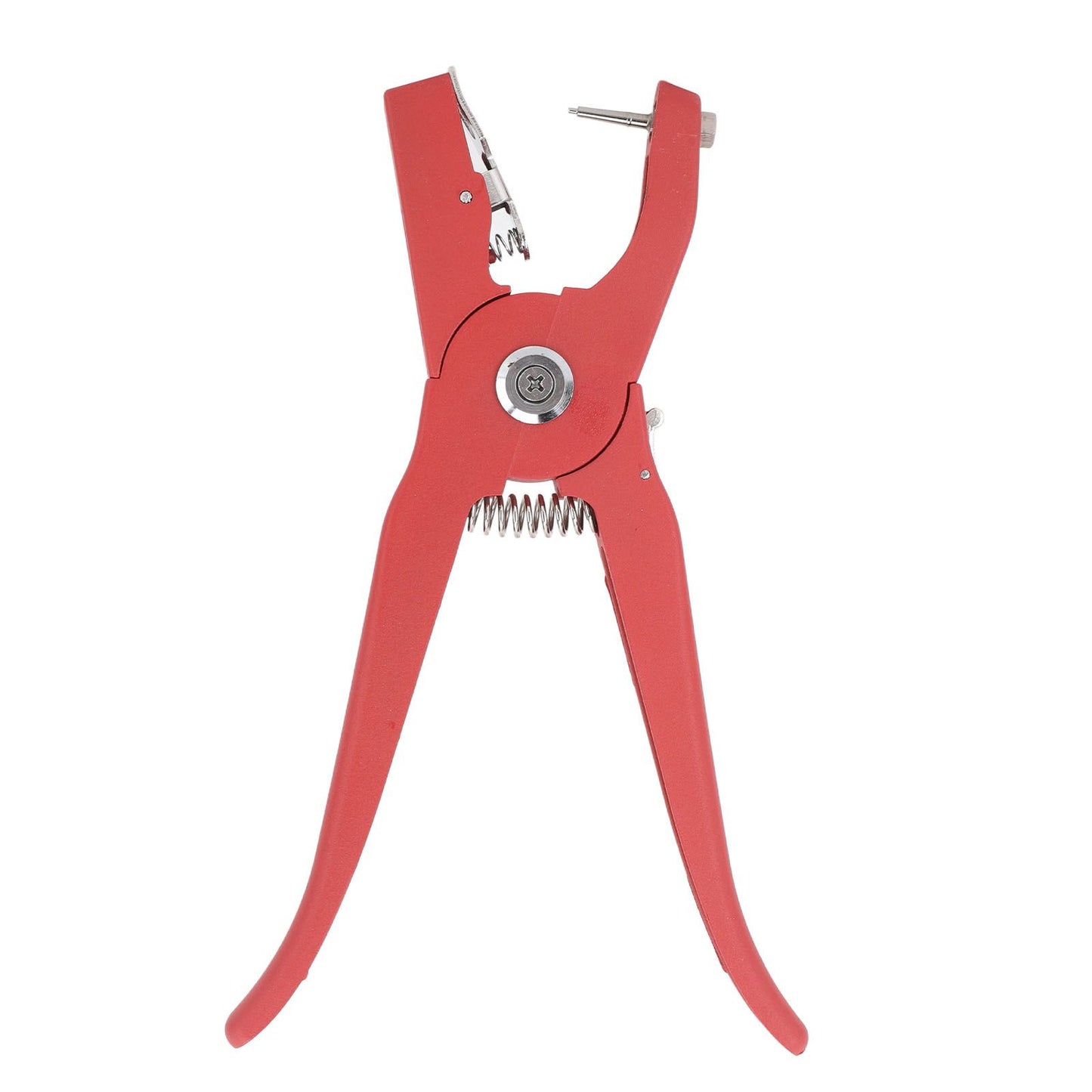 Livestock Ear Tag Pliers Red Ergonomic Anti Slip Handle Effort Saving Ear Tag Applicator for Pigs Goats Cattle Sheep - view 6