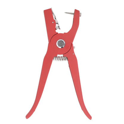 Livestock Ear Tag Pliers Red Ergonomic Anti Slip Handle Effort Saving Ear Tag Applicator for Pigs Goats Cattle Sheep - view 6