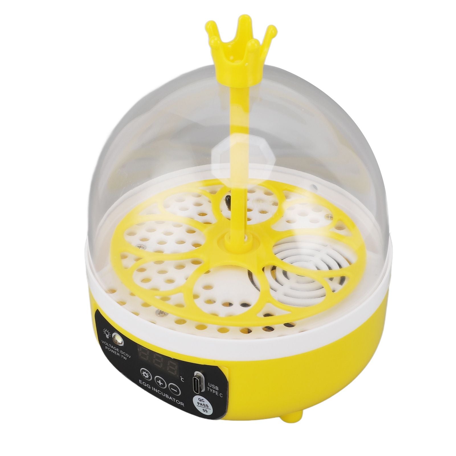 Mini Egg Incubator for Home Automatic Temperature Humidity Control 4 Eggs Candler Poultry Hatching Machine for Chickens Ducks Pigeons Manual Turning - view 5