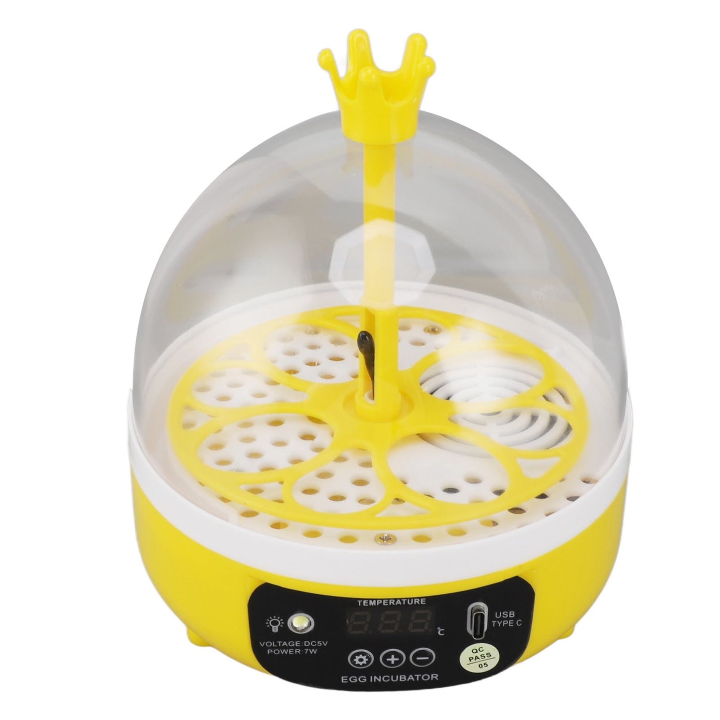 Mini Egg Incubator for Home Automatic Temperature Humidity Control 4 Eggs Candler Poultry Hatching Machine for Chickens Ducks Pigeons Manual Turning - view 6
