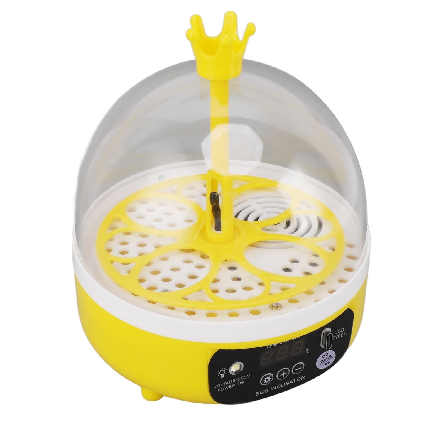 Mini Egg Incubator for Home Automatic Temperature Humidity Control 4 Eggs Candler Poultry Hatching Machine for Chickens Ducks Pigeons Manual Turning - view 7