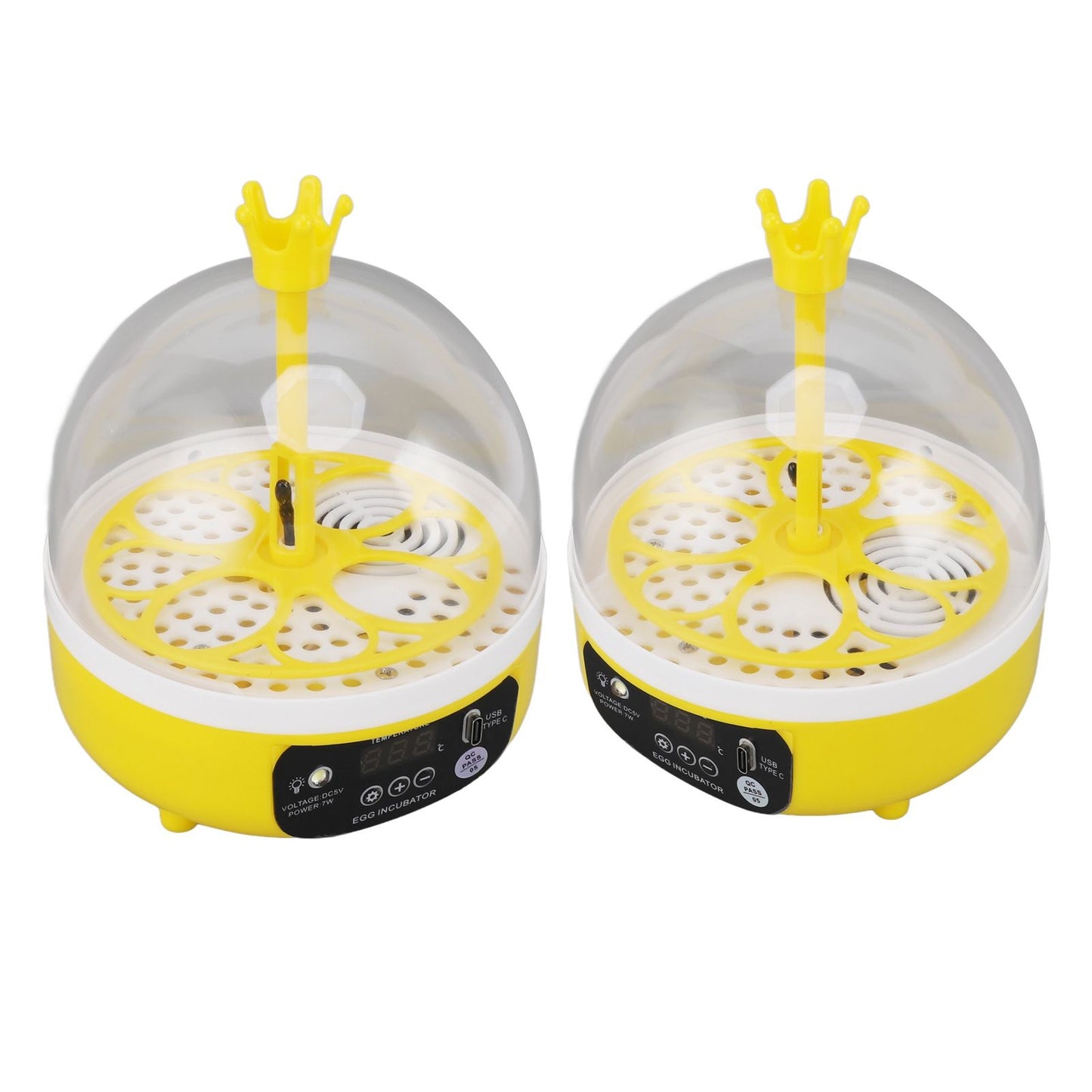 Mini Egg Incubator for Home Automatic Temperature Humidity Control 4 Eggs Candler Poultry Hatching Machine for Chickens Ducks Pigeons Manual Turning - view 9