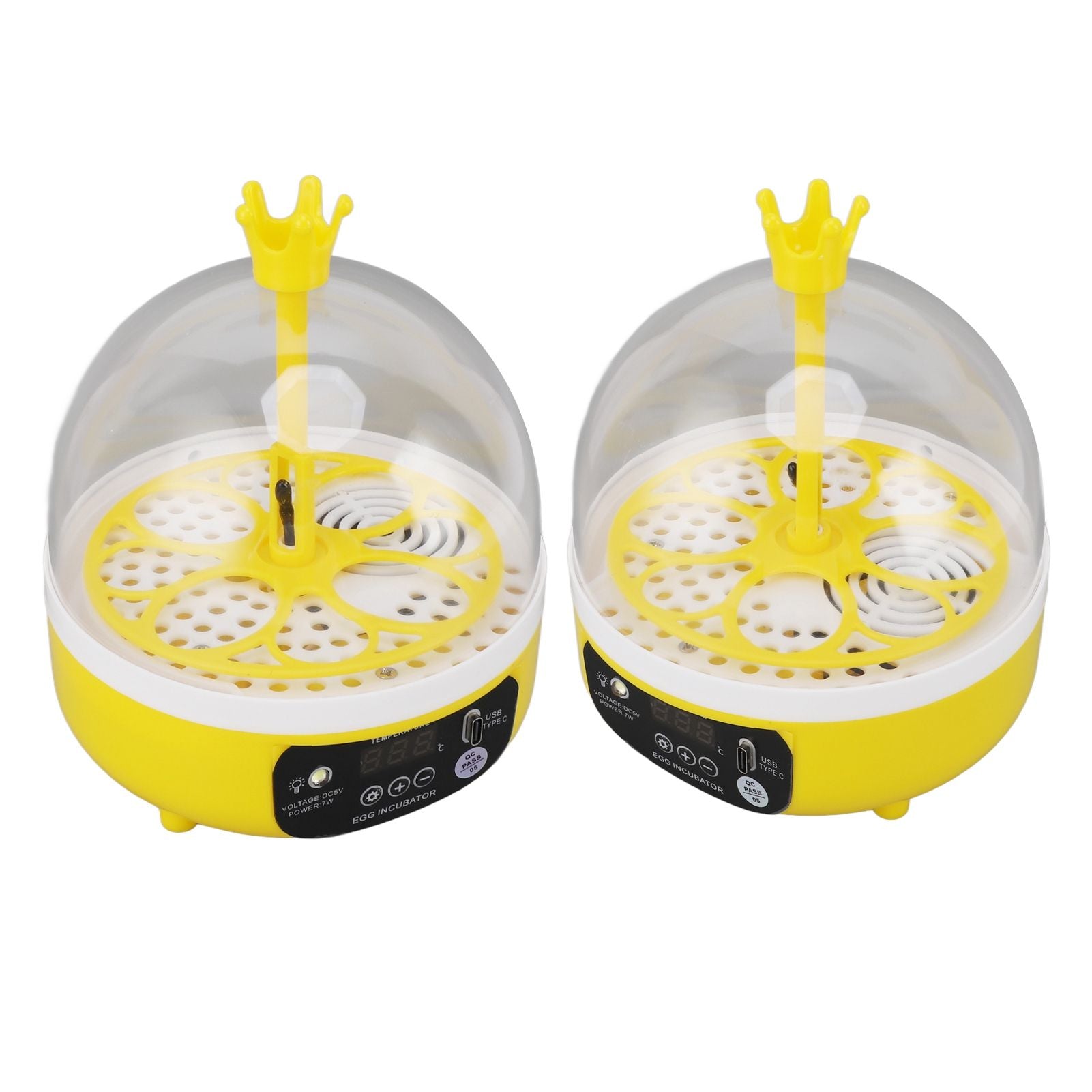 Mini Egg Incubator for Home Automatic Temperature Humidity Control 4 Eggs Candler Poultry Hatching Machine for Chickens Ducks Pigeons Manual Turning - view 9