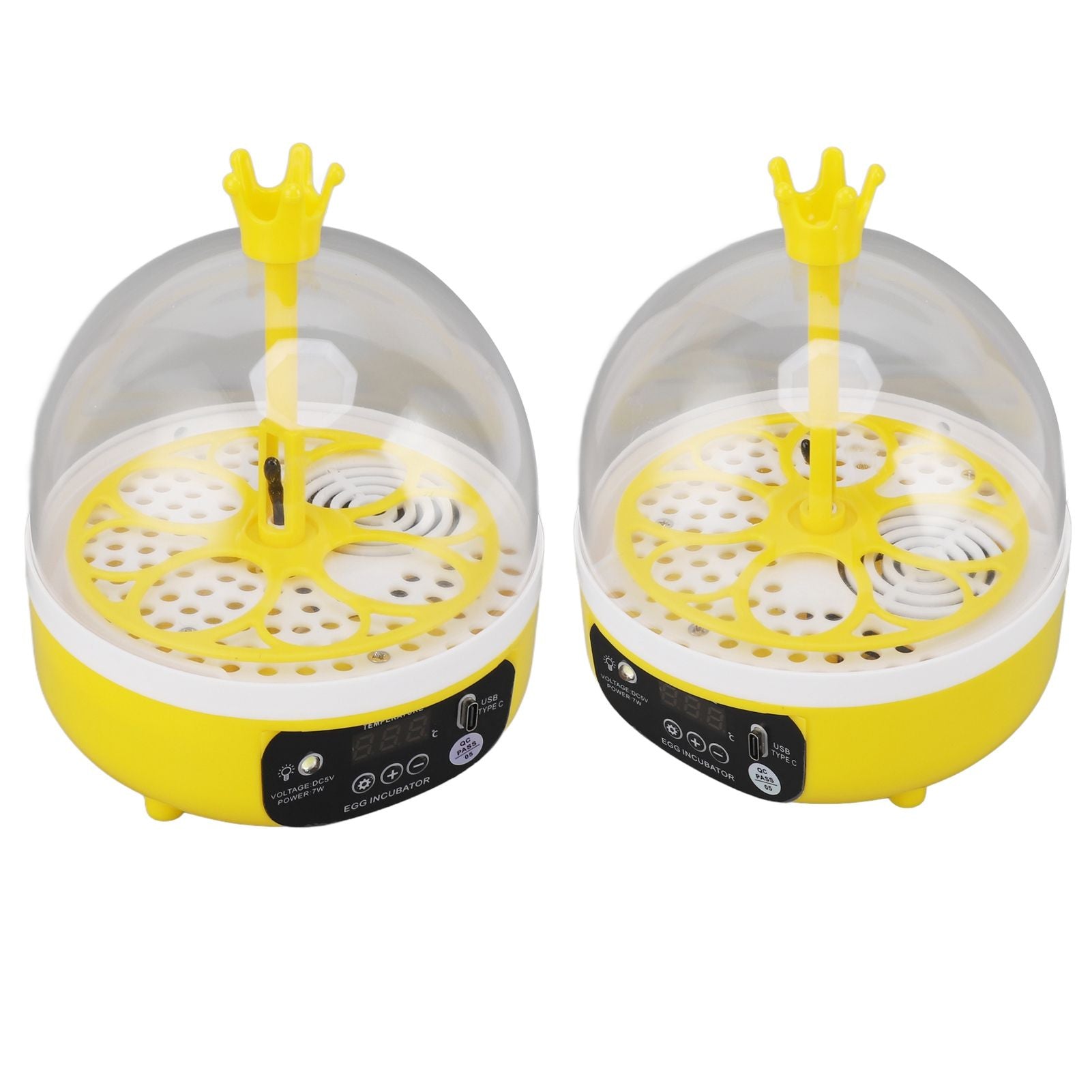 Mini Egg Incubator for Home Automatic Temperature Humidity Control 4 Eggs Candler Poultry Hatching Machine for Chickens Ducks Pigeons Manual Turning - view 10