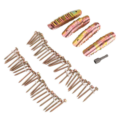 50 Sets Fence Wire Fasteners Carbon Steel Zinc Plated Rust Proof Wire Fencing Staples with Hex Socket Wrench for Repairing Fence - view 9