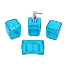 4PCS Bathroom Set Soap Dispenser Toothbrush Holder Wash Cup Soap Dish Bathroom Supplies - view 2