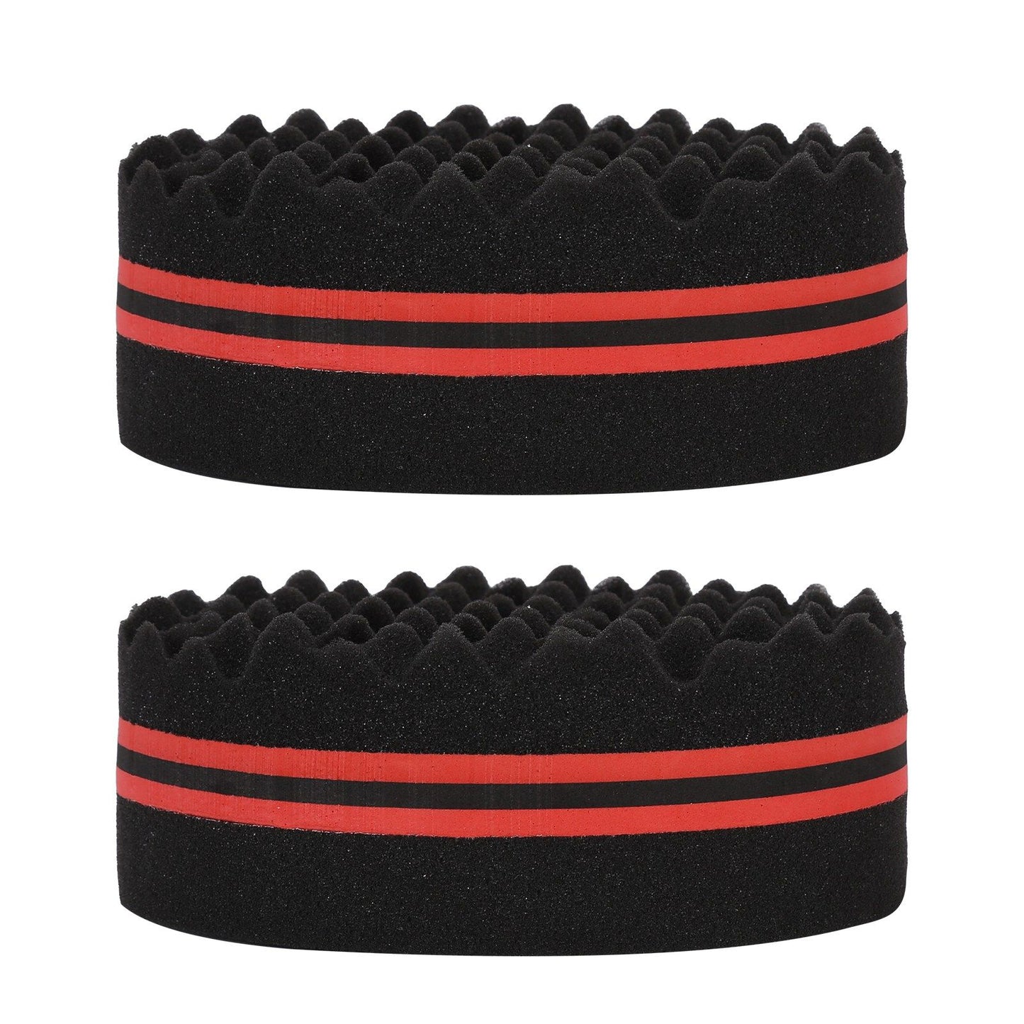 2PCS Double Sided Hair Curl Sponge 22 Hole Wavy Hair Sponge Brush Styling Tools for Home Salon - view 2
