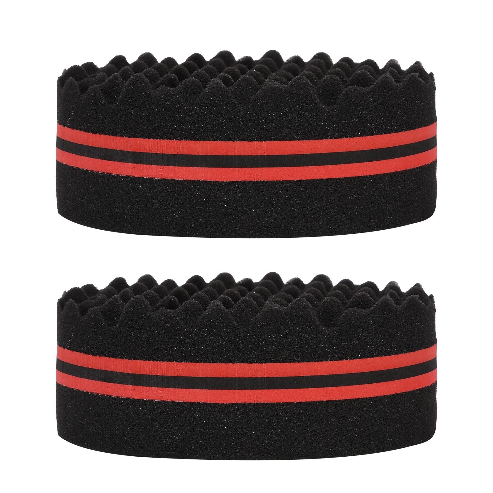 2PCS Double Sided Hair Curl Sponge 22 Hole Wavy Hair Sponge Brush Styling Tools for Home Salon - view 2
