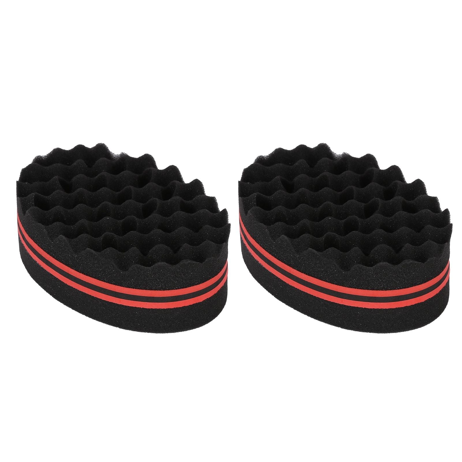 2PCS Double Sided Hair Curl Sponge 22 Hole Wavy Hair Sponge Brush Styling Tools for Home Salon - view 4