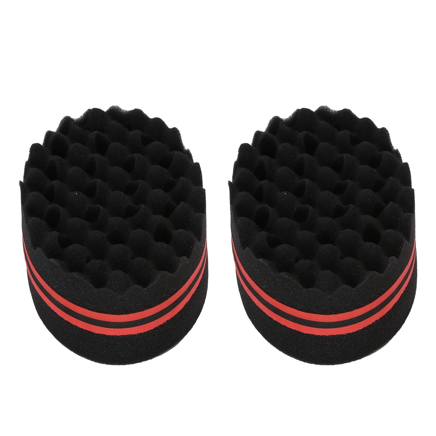 2PCS Double Sided Hair Curl Sponge 22 Hole Wavy Hair Sponge Brush Styling Tools for Home Salon - view 5